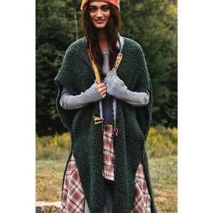 Rare New Free People Lonestar Poncho Size M